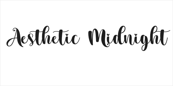 Aesthetic Midnight Logo