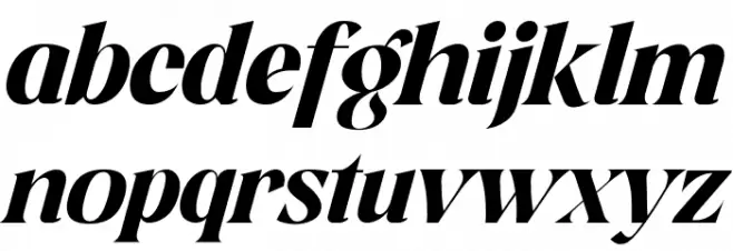Aesthetic Moment Italic Font LOWERCASE
