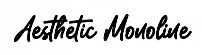 Aesthetic Monoline Fuentes