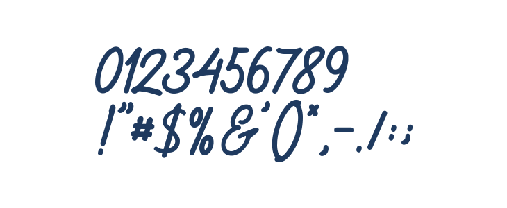 Aesthetic Monoline Other Characters