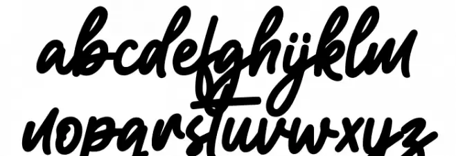 Aesthetic Monoline Fuentes MINÚSCULAS