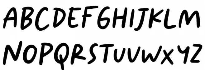 Aesthetic Sage Schriftart Groß