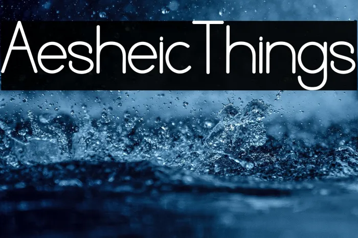 Aesthetic Things Example 3