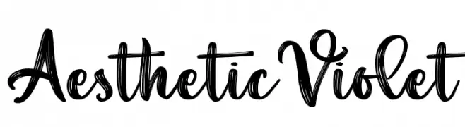Aesthetic Violet  baixar fontes gratis