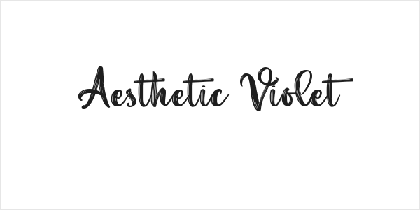 Aesthetic Violet Logo