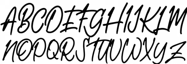 AestheticNotes-Demo Schriftart Groß