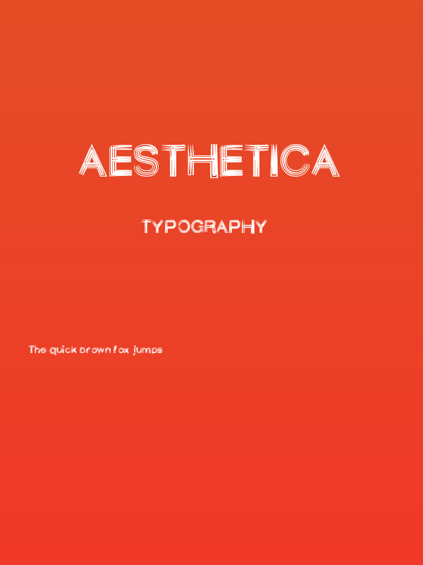 Aesthetica Poster