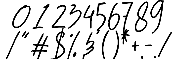 Aesthetik Script Font OTHER CHARS