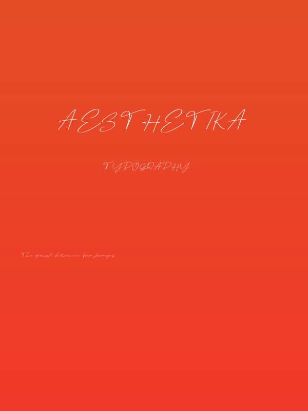 Aesthetika Poster
