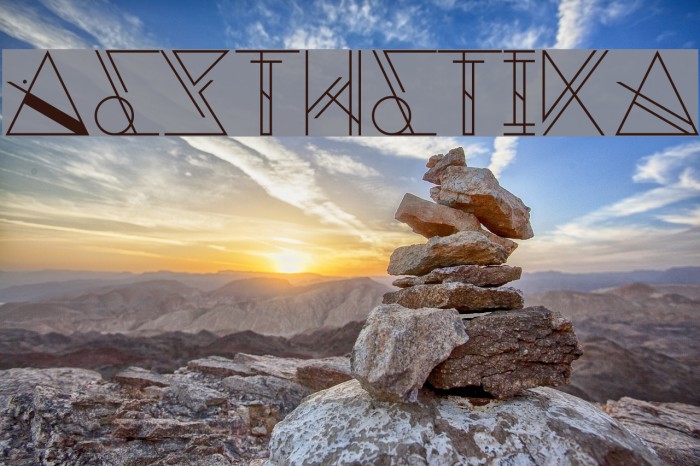 Aesthetika Font examples