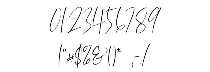 Aesthetikos Font OTHER CHARS