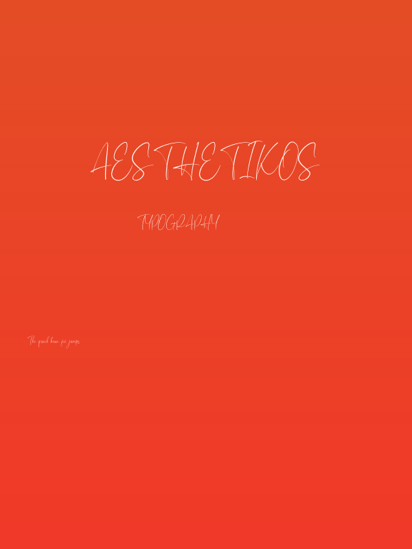 Aesthetikos Poster