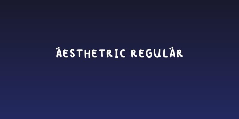 Aesthetric Regular Social Header