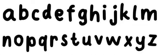 Aesthetric Regular خط أحرف صغيرة