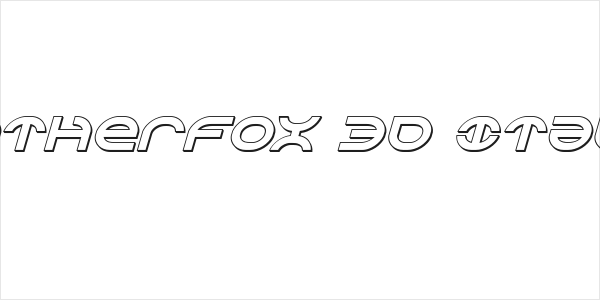 Aetherfox 3D Italic Logo