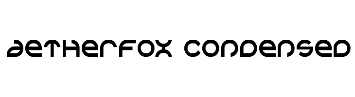 Aetherfox Condensed  フリーフォントのダウンロード