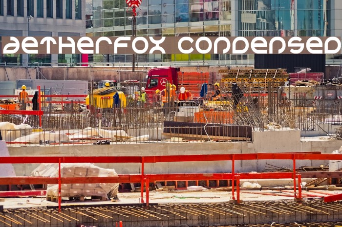 Aetherfox Condensed Font examples