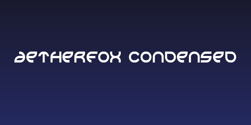 Aetherfox Condensed Social Header
