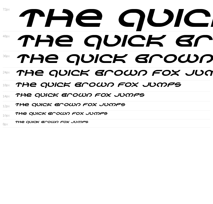 Aetherfox Expanded Italic Waterfall