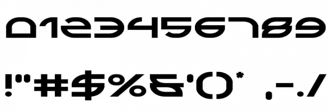 Aetherfox Expanded Font OTHER CHARS