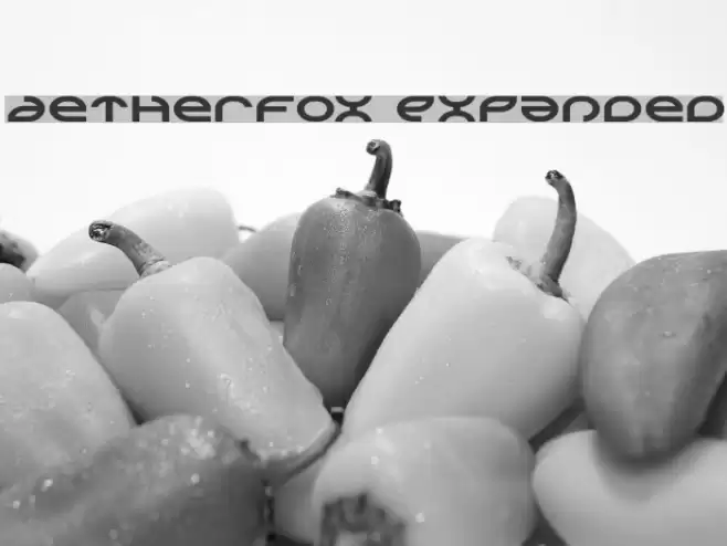 Aetherfox Expanded Font examples