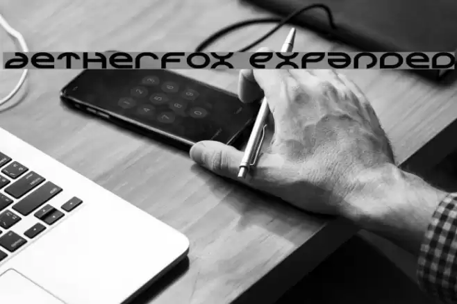 Aetherfox Expanded Font examples