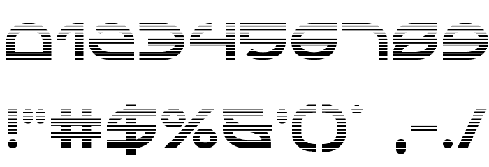 Aetherfox Gradient Font OTHER CHARS
