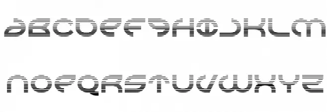 Aetherfox Gradient 字体 大写