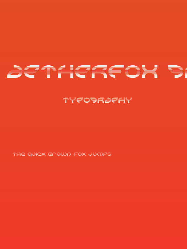 Aetherfox Gradient Poster