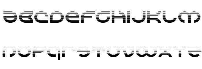 Aetherfox Gradient Font LOWERCASE