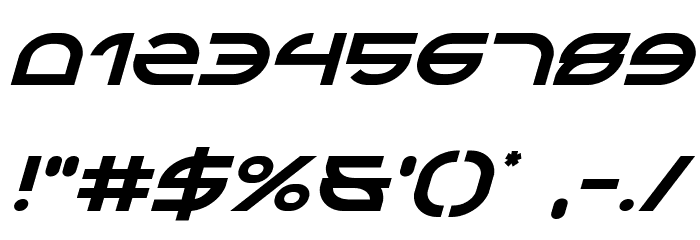 Aetherfox Italic Font OTHER CHARS