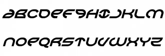 Aetherfox Italic Fuentes MAYÚSCULAS
