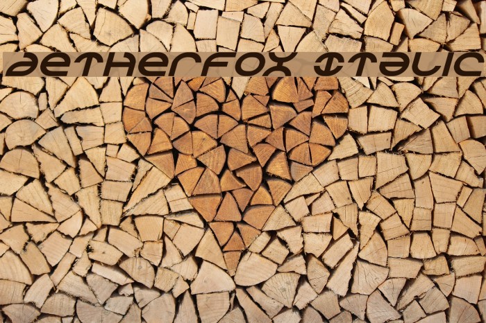 Aetherfox Italic Font examples