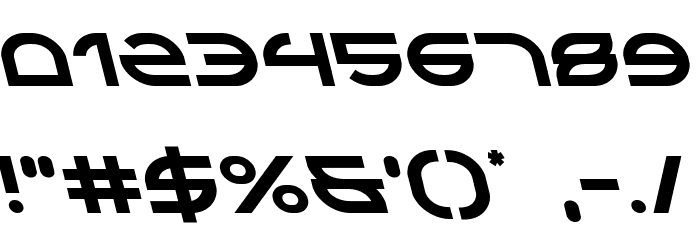 Aetherfox Leftalic Font OTHER CHARS