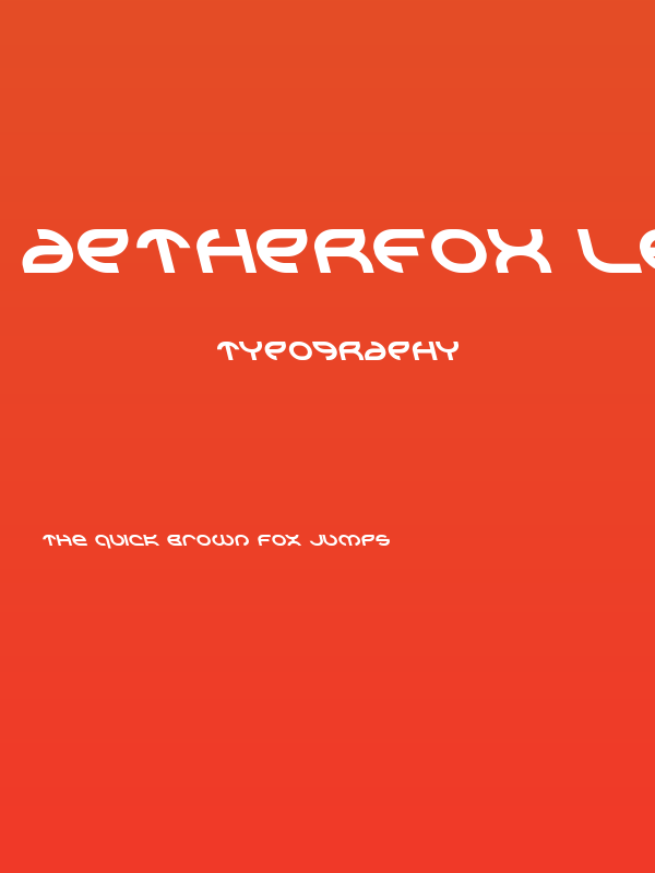 Aetherfox Leftalic Poster