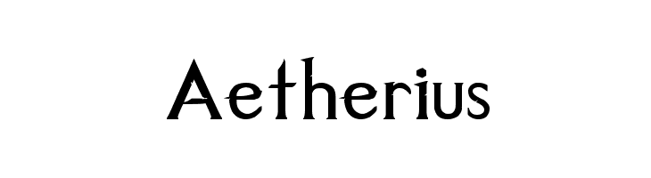 Aetherius Font