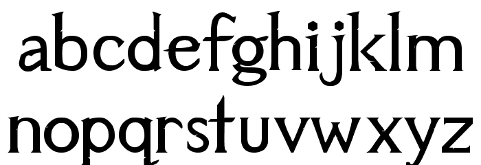 Aetherius Шрифта строчной