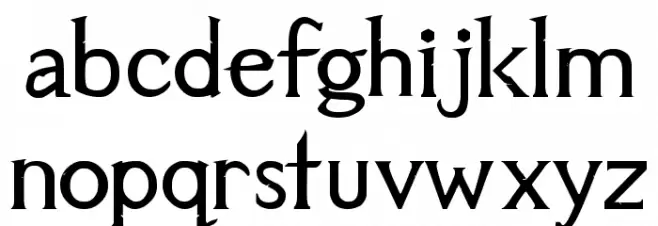 Aetherius Шрифта строчной