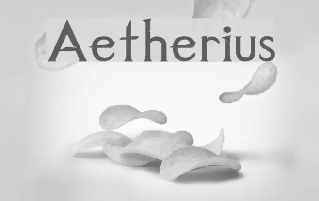 Aetherius Font examples