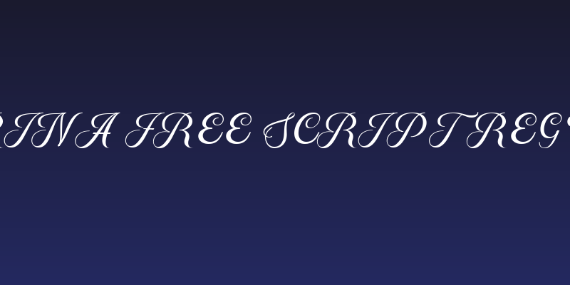 Aetrina Free Script Regular Social Header