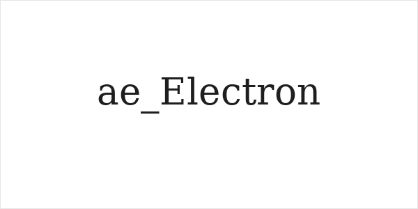 ae_Electron Logo