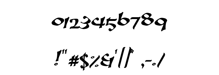 aelfa Font OTHER CHARS