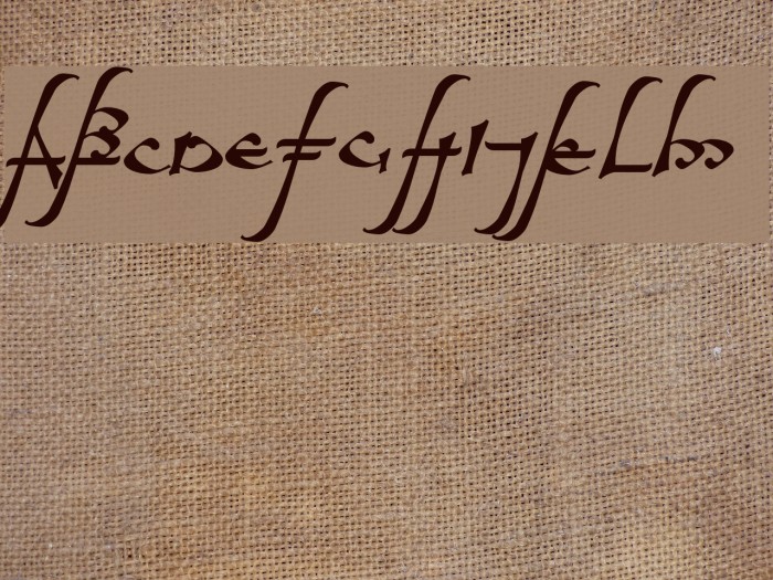 aelfa Font examples
