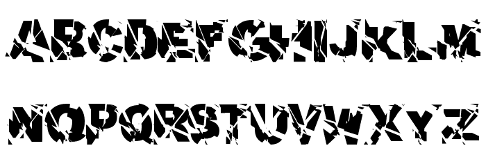 aerial demented Font LOWERCASE