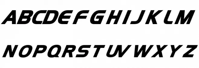 AF PEPSI フォント 大文字