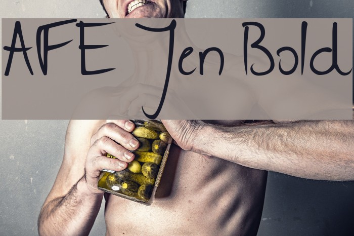 AFE Jen Bold Example 1