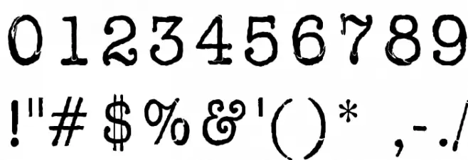 AFL Font pespaye nonmetric