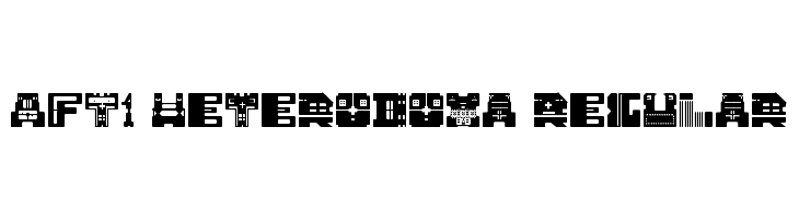 AFT1 Heterodoxa Regular  Frei Schriftart Herunterladen
