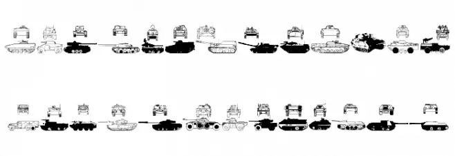 AFV1 फ़ॉन्ट लोअरकेस