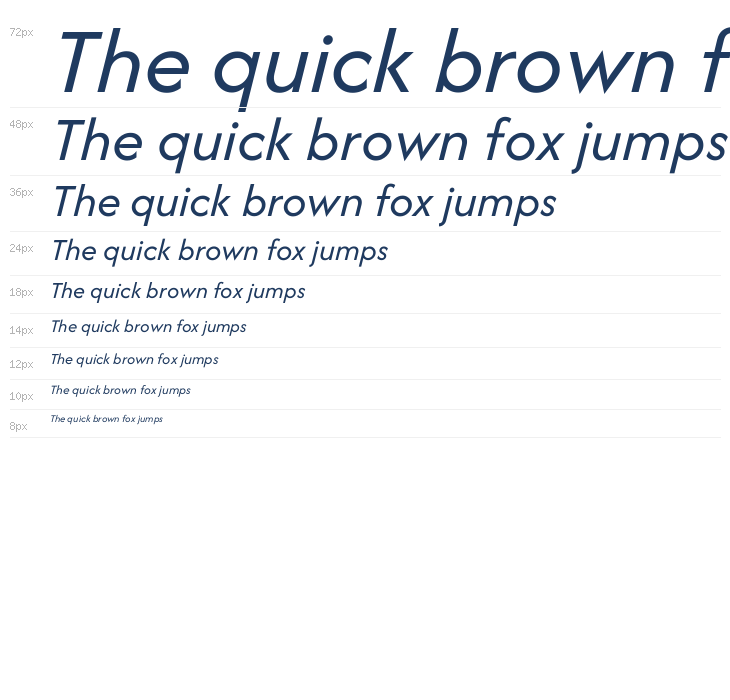 Afacad Italic Waterfall